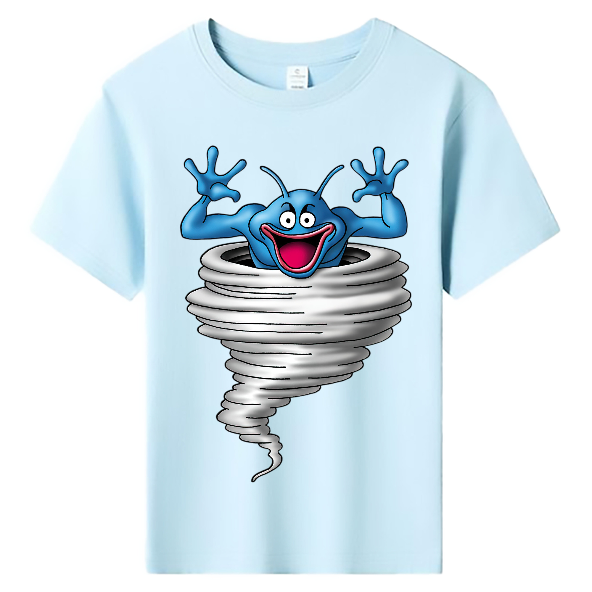 （画像用） ドラゴンクエスト Doragon Kuesuto Dragon Quest 綿100％キッズTシャツ（フロントプリント）